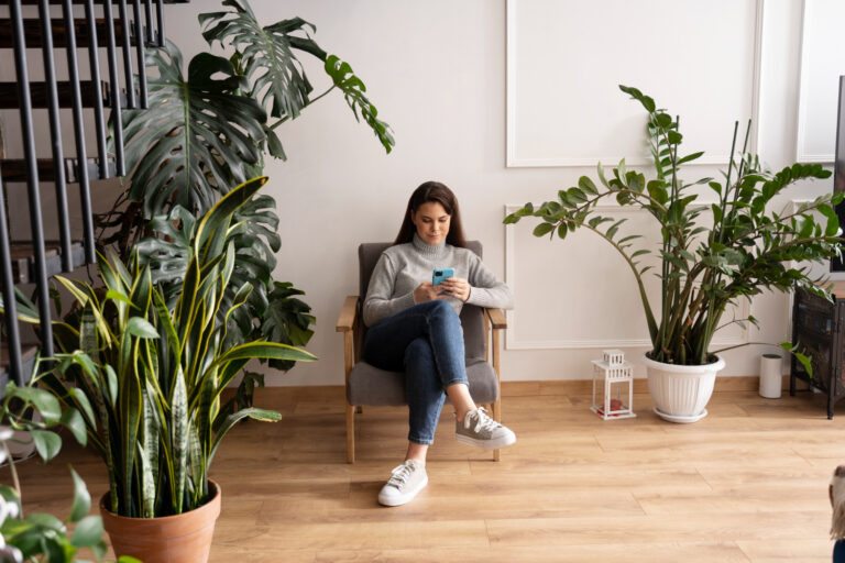 espaço verde em casa